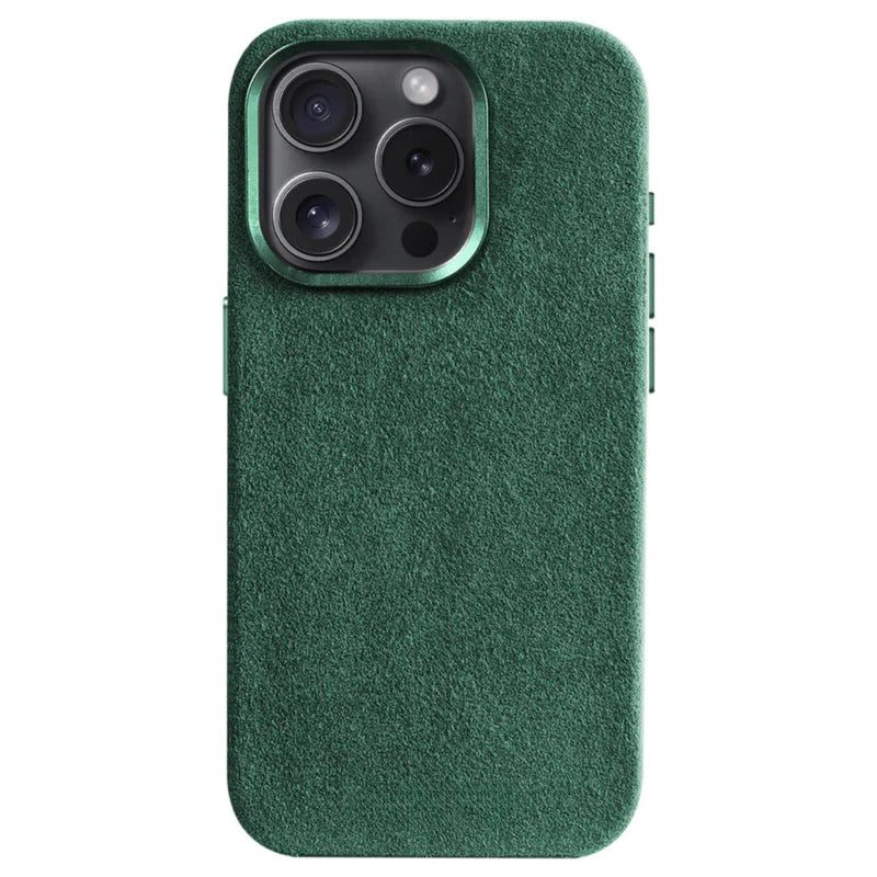 iPhone - Alcantara Case- Midnight Green